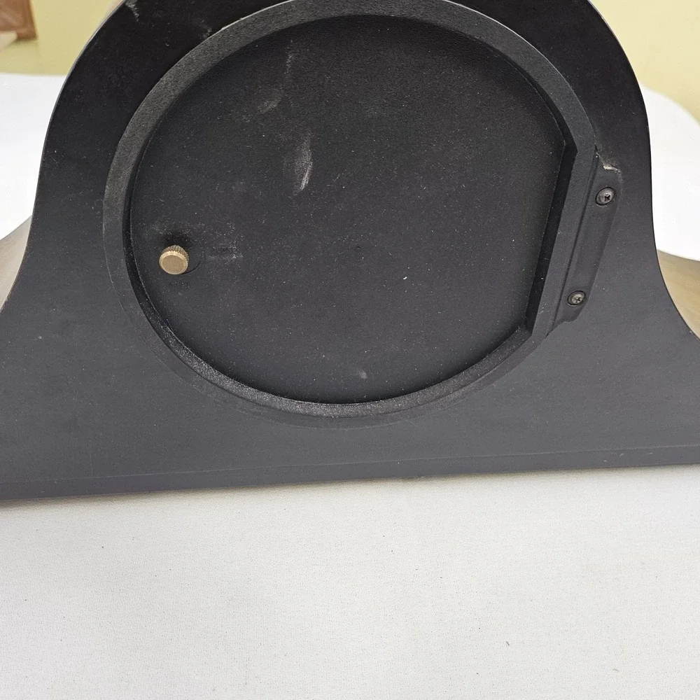 VTG Elgin Japan Wood Mantle Shelf Clock Quartz Large 17